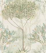 Orchard Beige Wallpaper with Botanical Mediterranean Motif - York MN1821