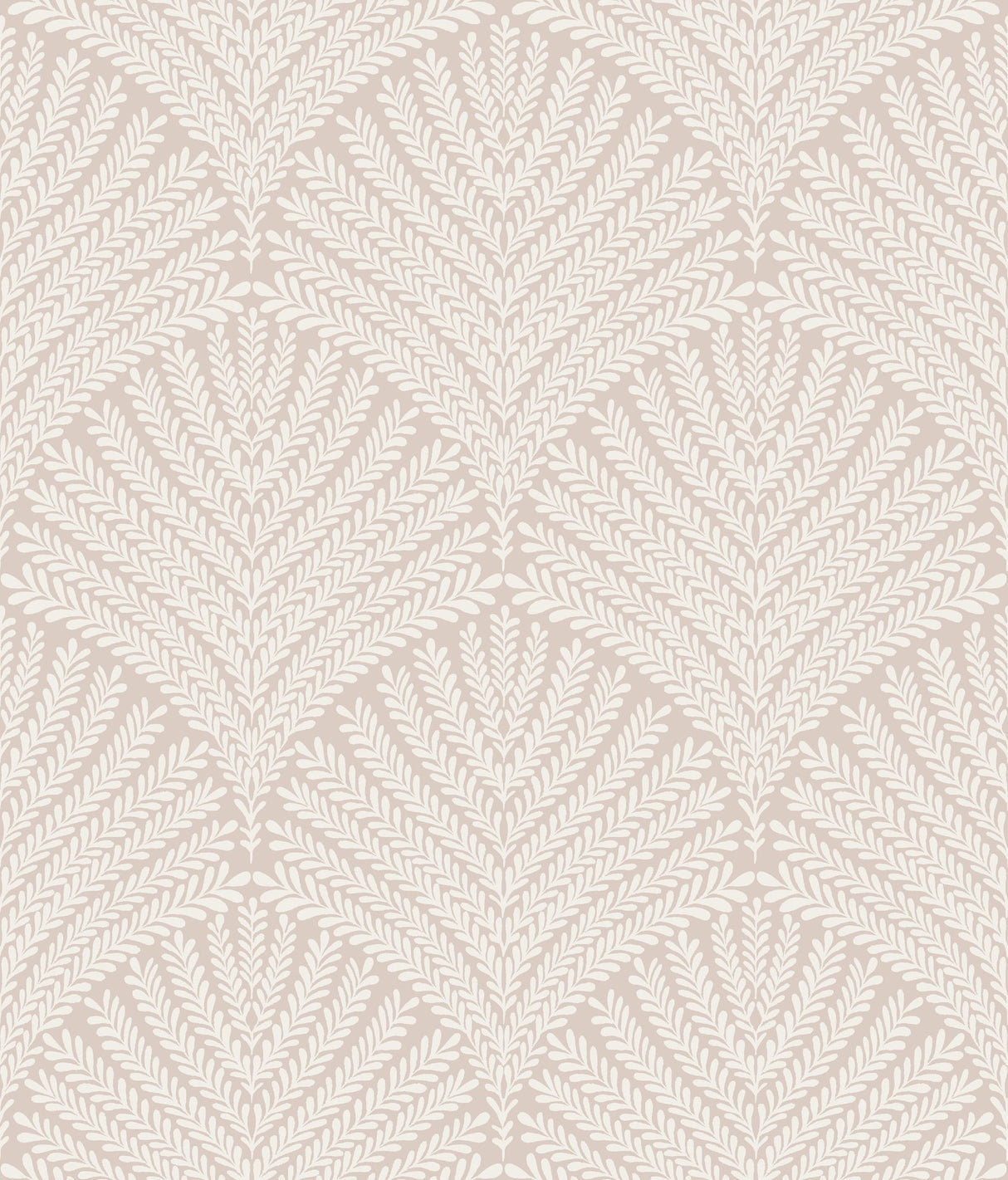 Beachcomber Light Pink & Cream Wallpaper with Botanical Shell Motif - York MN1872