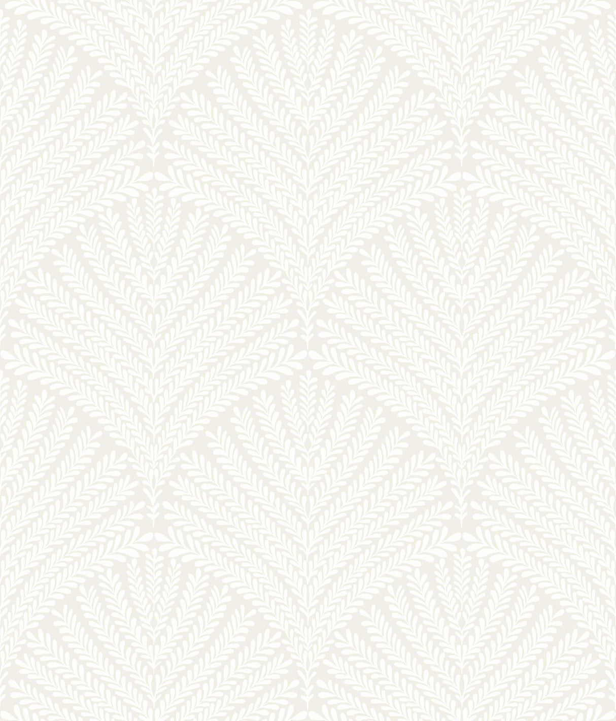 Beachcomber Off White Wallpaper with Botanical Fan Motif - York MN1873