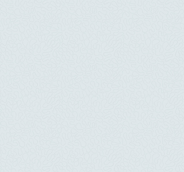 Effervesce Blue Textured Wallpaper with Sea-Glass Bead Motif - York MN1881