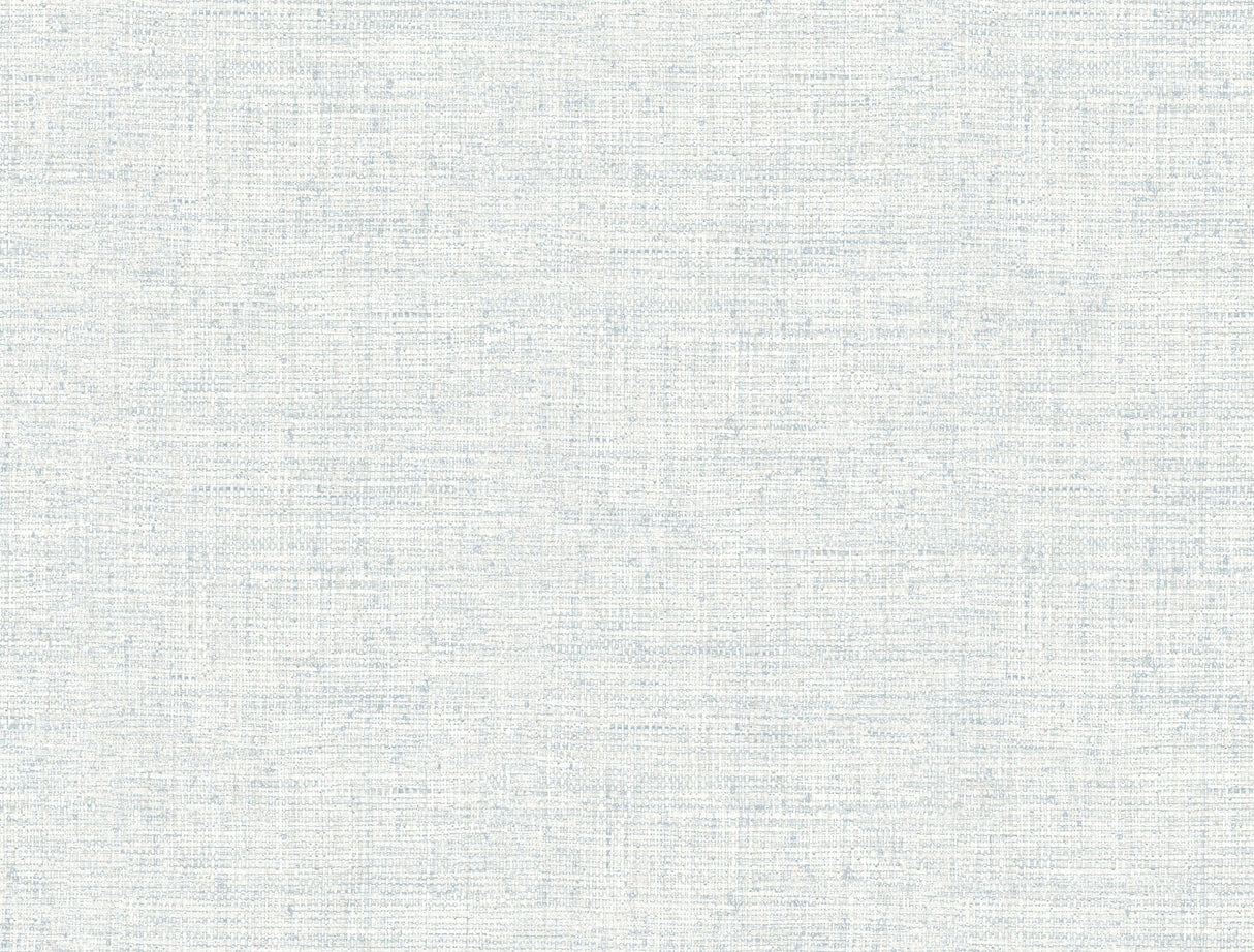 Papyrus Weave Blue Textured Prepasted Wallpaper - York MN1931