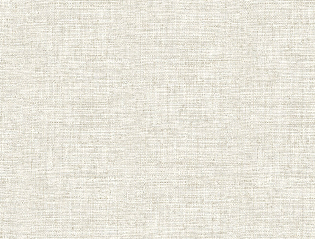 Papyrus Weave White Wallpaper with Textured Papyrus-Look Prepasted Sure Strip - York MN1932