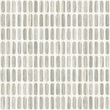 Petite Pergola Grey & Taupe Geometric Wallpaper with Textural Oval Motif - York MN1941