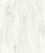 Rusticano White Woodgrain Prepasted Wallpaper - York MN1950