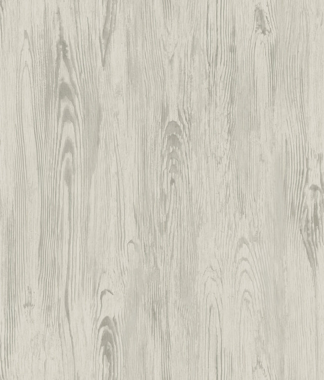 Rusticano Taupe Woodgrain Prepasted Wallpaper - York MN1951