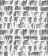 Bailey Brush Stroke Black Peel & Stick Wallpaper with Modern Abstract Geometric Pattern - My Style MS6130