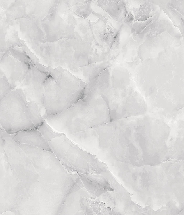Danby Marble Grey Peel & Stick Wallpaper with Stone Graphic Motif - My Style MS6131