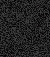 Amur Leopard Skin Black Peel & Stick Wallpaper with Bohemian Animal Print Pattern - My Style MS6134