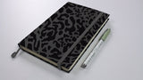 Amur Leopard Skin Black Peel & Stick Wallpaper with Bohemian Animal Print Pattern - My Style MS6134