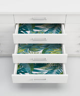 Bangalow Tropical Palm Green Peel & Stick Wallpaper with Botanical Leaf Motif, Bohemian Style - MS6135