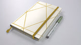 Lennon Gold Geo Peel & Stick Wallpaper with Metallic Geometric Diamond Grid - My Style MS6138