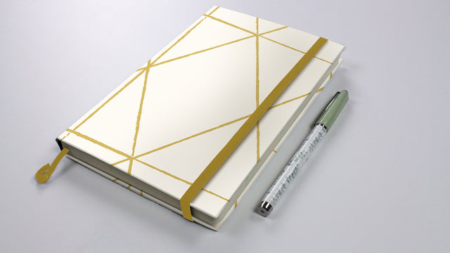 Lennon Gold Geo Peel & Stick Wallpaper with Metallic Geometric Diamond Grid - My Style MS6138