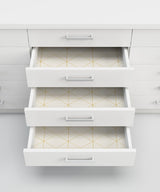 Lennon Gold Geo Peel & Stick Wallpaper with Metallic Geometric Diamond Grid - My Style MS6138