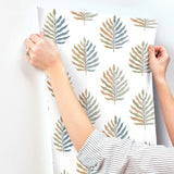 Miramar Oasis by York Wallcoverings Botanical Wallpaper- York Wallcoverings MT5601