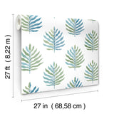 Miramar Lush by York Wallcoverings Botanical Wallpaper – York Wallcoverings MT5602