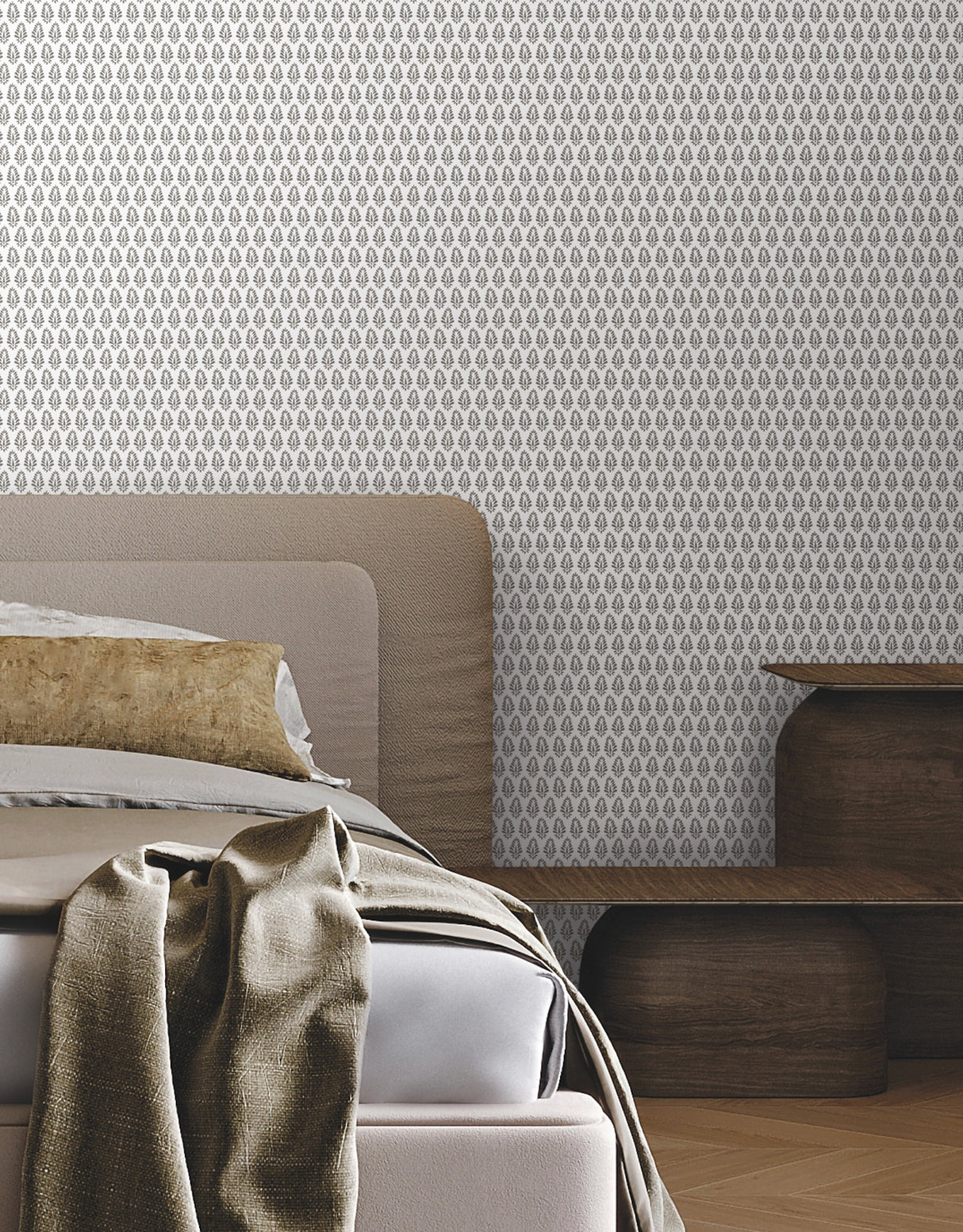 Mehndi Onyx by York Wallcoverings Small Prints Wallpaper- York Wallcoverings MT5608