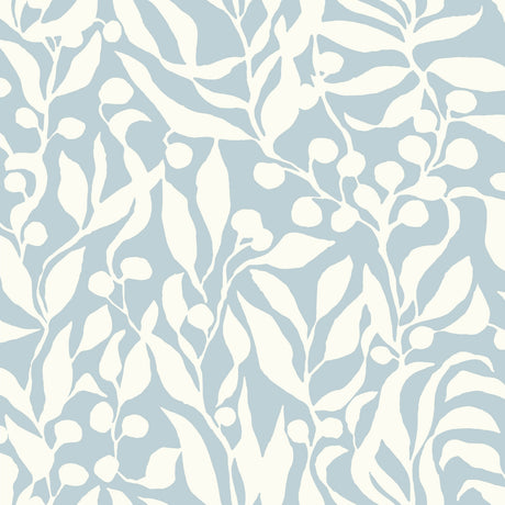 Olive Mill Sky Blue wallpaper by York Wallcoverings, pattern MT5612