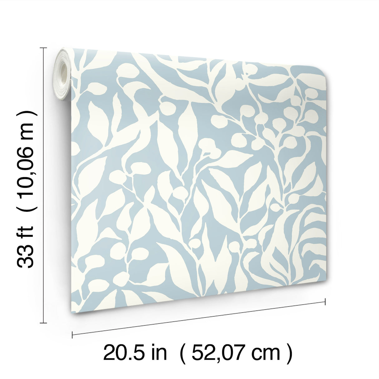 Olive Mill Sky Blue by York Wallcoverings Botanical Wallpaper – York Wallcoverings MT5612