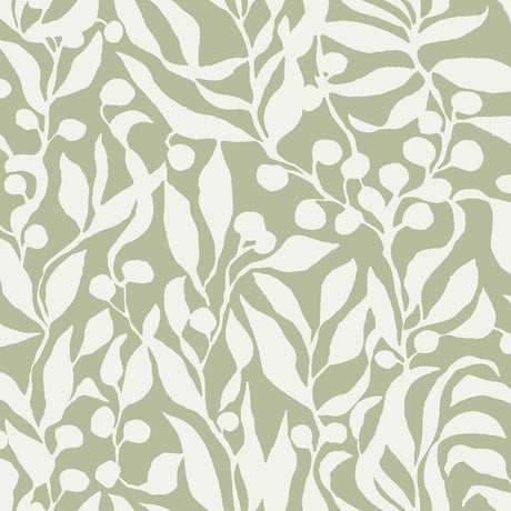 York Wallcoverings Olive Mill Palm Wallpaper MT5614 – 20.5 in x 33 ft