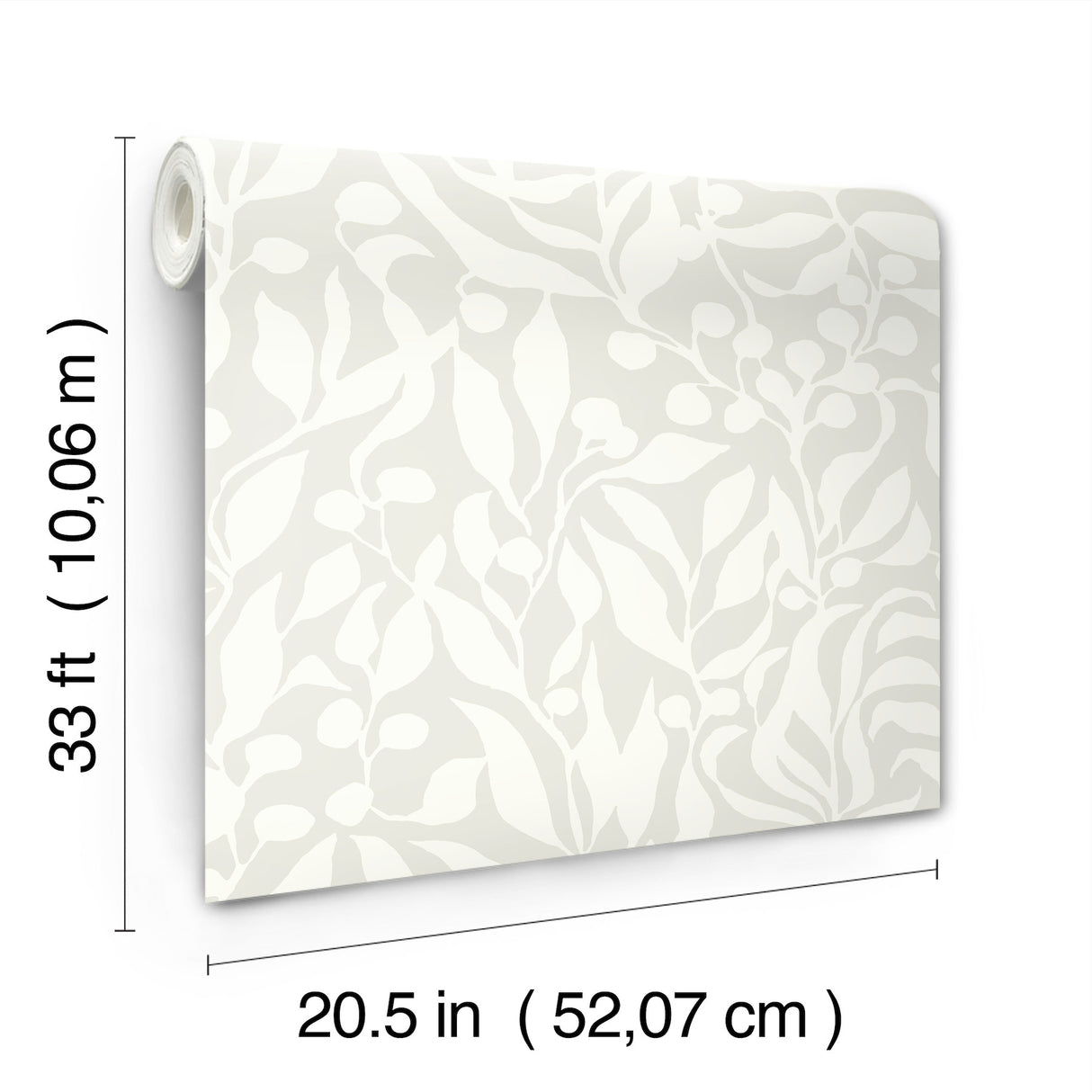 Olive Mill Salt by York Wallcoverings Botanical Non Woven Sidewall Wallpaper- York Wallcoverings MT5615