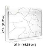 Suite Style Dolphin by York Wallcoverings Geometric Non Woven Wallpaper, 27 in x 27 ft – York Wallcoverings MT5621