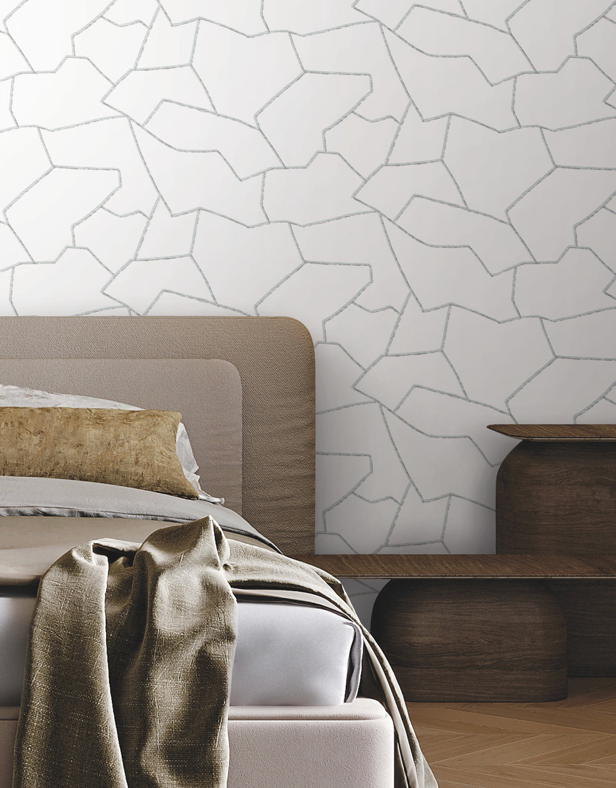 Suite Style Dolphin by York Wallcoverings Geometric Non Woven Wallpaper, 27 in x 27 ft – York Wallcoverings MT5621