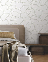 Suite Style Palm by York Wallcoverings Geometric Non Woven Wallpaper – York Wallcoverings MT5624