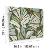 Cabana Club Lush by York Wallcoverings Botanical Wallpaper – York Wallcoverings MT5627