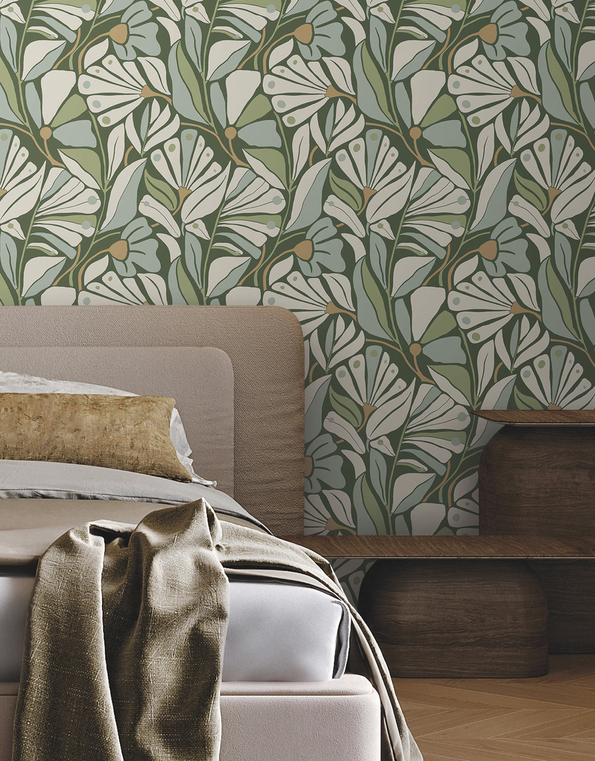 Cabana Club Lush by York Wallcoverings Botanical Wallpaper – York Wallcoverings MT5627