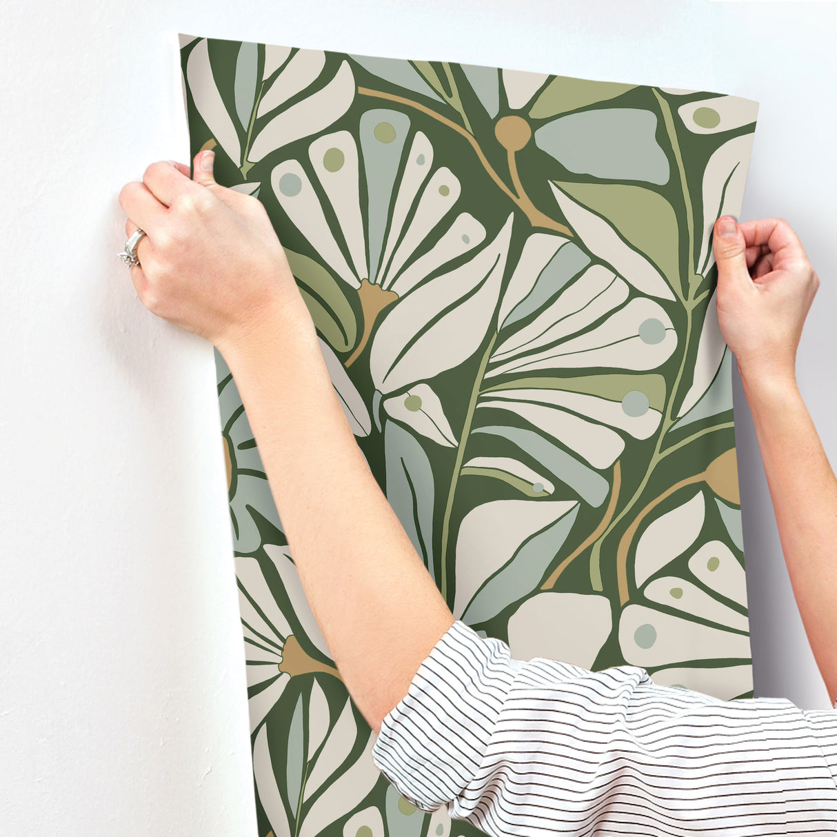 Cabana Club Lush by York Wallcoverings Botanical Wallpaper – York Wallcoverings MT5627