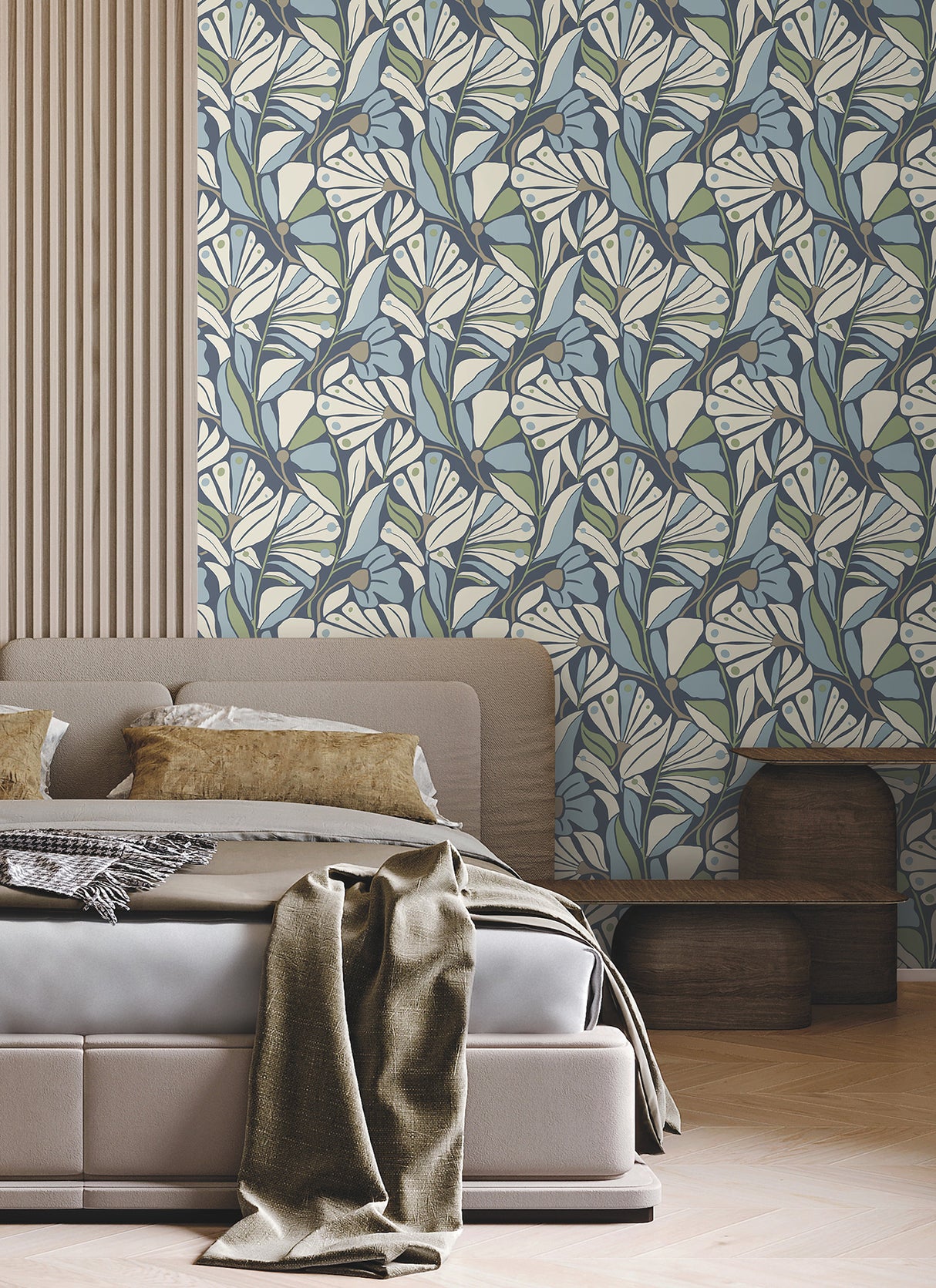 Cabana Club Sea by York Wallcoverings Botanical Wallpaper – York Wallcoverings MT5628