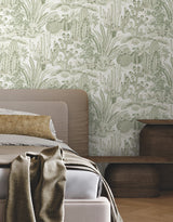 Lotus Land Cacti Palm by York Wallcoverings Wallpaper – York Wallcoverings MT5631