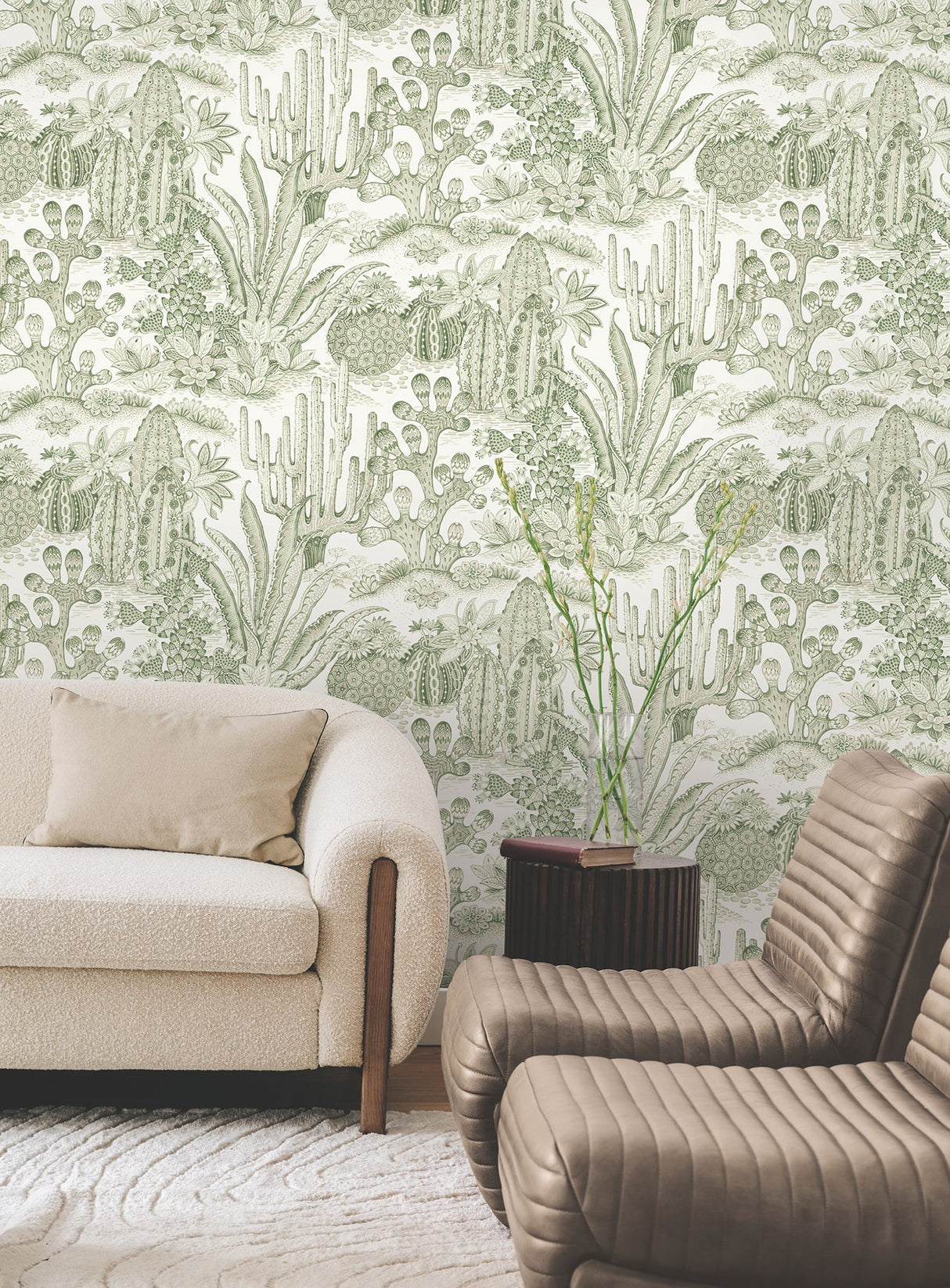 Lotus Land Cacti Palm by York Wallcoverings Wallpaper – York Wallcoverings MT5631