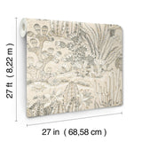 Lotus Land Cacti Dune by York Wallcoverings Non Woven Wallpaper – York Wallcoverings MT5633