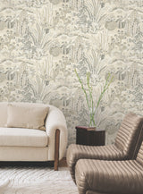Lotus Land Cacti Dune by York Wallcoverings Non Woven Wallpaper – York Wallcoverings MT5633