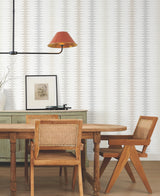 Woven Desert Sand & Fog by York Wallcoverings Modern Striped Non Woven Wallpaper – York Wallcoverings MT5642