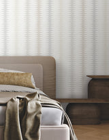 Woven Desert Sand & Fog by York Wallcoverings Modern Striped Non Woven Wallpaper – York Wallcoverings MT5642