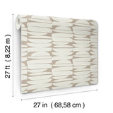 Lovely Libra Dune by York Wallcoverings Geometric Non Woven Wallpaper – York Wallcoverings MT5652
