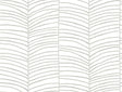 Cascade Palm Chevron Fog non woven wallpaper roll MT5671