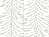 Cascade Palm Chevron Fog non woven wallpaper roll MT5671