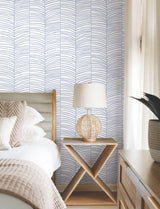 Cascade Palm Chevron Sea by York Wallcoverings Coastal Palm Leaf Chevron Wallpaper – York Wallcoverings MT5672