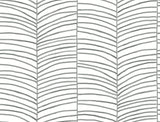 Cascade Palm Chevron Onyx Wallpaper by York Wallcoverings MT5673