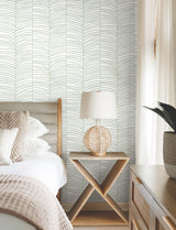 Cascade Palm Chevron Palm by York Wallcoverings Wallpaper – York Wallcoverings MT5674