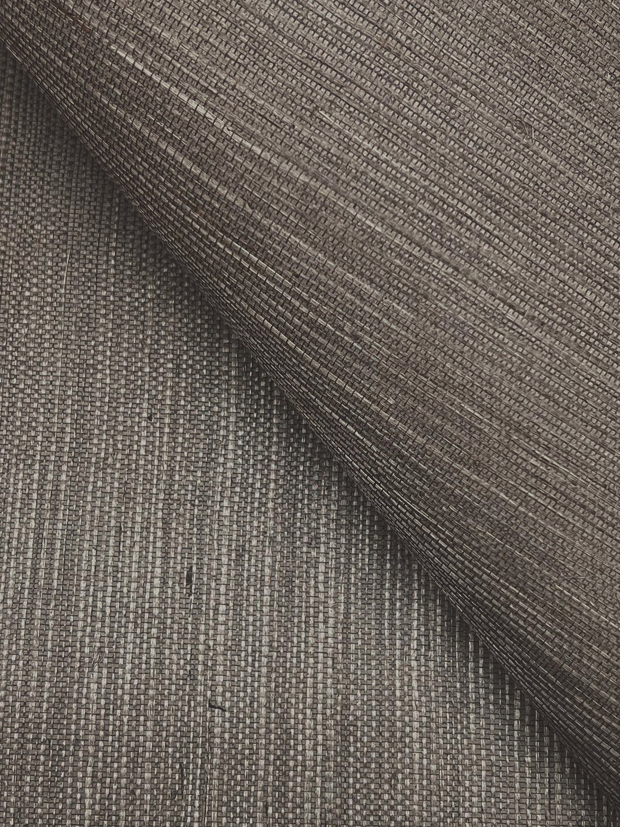Maguey Sisal Warm Grey Grasscloth Wallpaper with Traditional Style - York MW9270NW