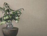 Huri Taupe by Ronald Redding Linen Wallpaper- York Designer Series MX9601