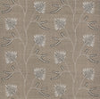Laelynn Taupe embroidered sisal grasscloth wallpaper by Ronald Redding, 36 in x 24 ft roll.