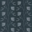 Laelynn Navy embroidered sisal grasscloth wallpaper MX9608 by Ronald Redding