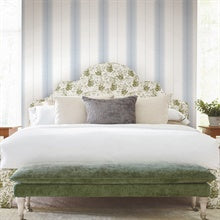 Tandem Stripe Blue by Ronald Redding Wallpaper- York Designer Series MX9611