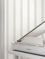 Tandem Stripe Taupe by Ronald Redding Wallpaper – York Designer Series MX9612