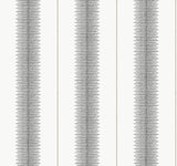 Tandem Stripe Black wallpaper by Ronald Redding